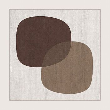 Abstracte Minimal Art in rustige tinten -4