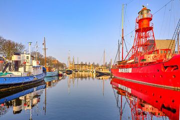 Willemsoord Museum harbour in Den Helder by eric van der eijk