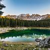 Karersee / Lagi di Carezza Dolomites Italie sur Lex van Doorn