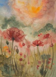 Aquarell Nr. 329 von Tania Perneel