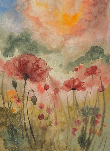 Aquarell Nr. 329 von Tania Perneel