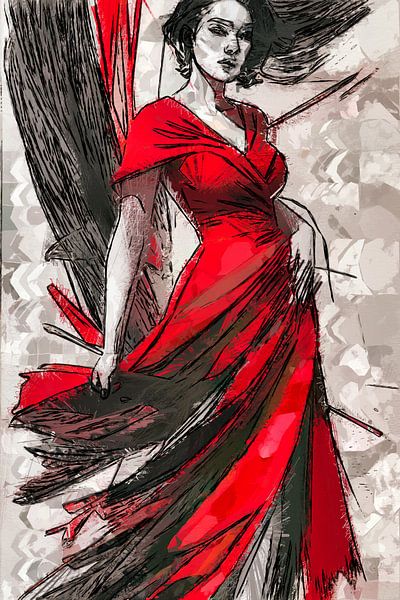 Red Passion: Freedom in Motion