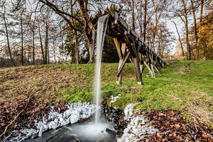 Houten molengoot
