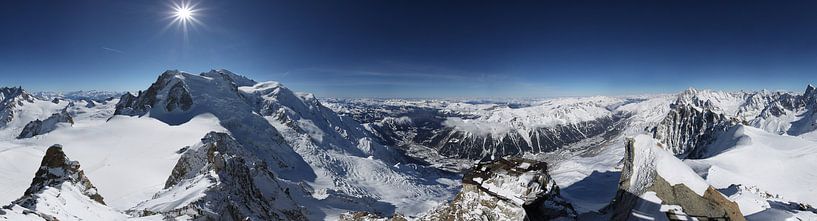 360° Panorama Aiguille du Midi von Jc Poirot