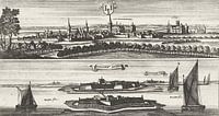 Ansicht von Culemborg, Gaspar Bouttats, 1674 von Atelier Liesjes Miniaturansicht