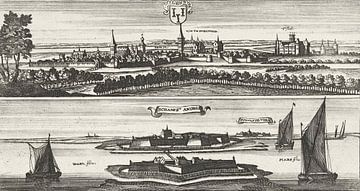 Ansicht von Culemborg, Gaspar Bouttats, 1674
