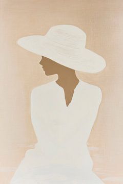 Hoed en silhouet van Poster Art Shop