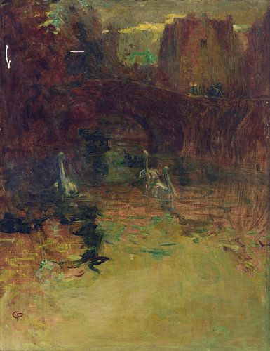 zicht op de Groenerei in Brugge, Constant Permeke