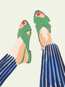 Zomerse sandalen van Anna Benge