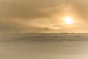 Bijzonder beeld zomaar ergens in IJsland
