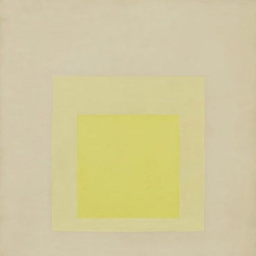 Josef Albers - Homage to the Square,Pistachio, beige, High Resolution