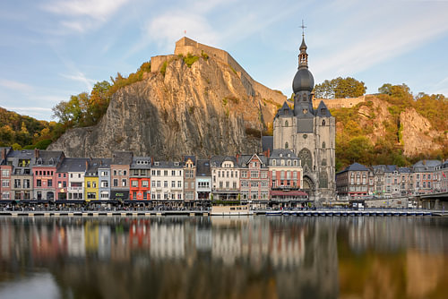 Evening light over the Meuse – beautiful Dinant