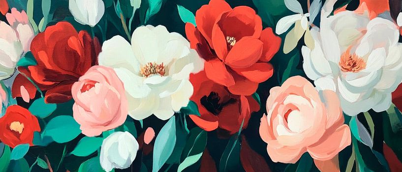 Blooming floral splendour by Poster Art Shop