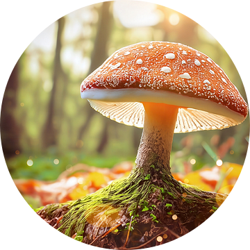 Paddenstoel in het bos van Tilo Grellmann