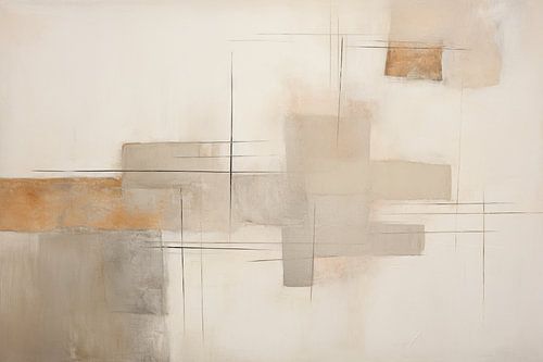 Silent Structure | Abstract Earth tones