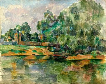 Rivier oever, Paul Cézanne