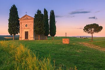 Kapel Madonna di Vitaleta, Toscane, Italië