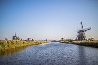 The windmills of kinderdijk