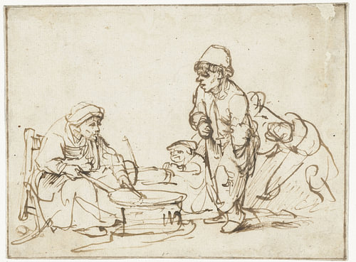 Koekenbakster, Rembrandt van Rijn
