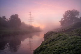 Emscher, Oberhausen in the Ruhr region, North Rhine-Westphalia, Germany
