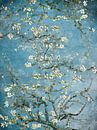 Almond blossom painting blue Vincent van Gogh by Evavisser thumbnail