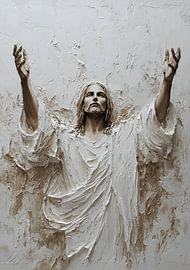 Jésus sur le mur sur MNS Designs