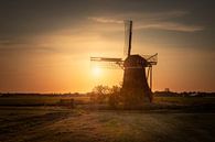 Beautiful Dutch mill during sunset by KB Design & Photography (Karen Brouwer) thumbnail