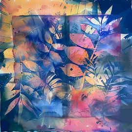 Seasonal leaf background by Ariadna de Raadt-Goldberg