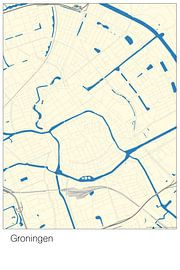 The center of Groningen by CityMapper