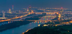 Blick über die Stadt Wien, Österreich