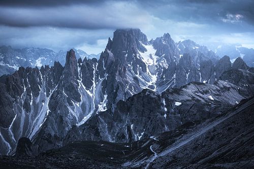 Blue hour at the Cadini di Misurina