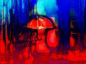 De rode paraplu van Gabi Hampe thumbnail