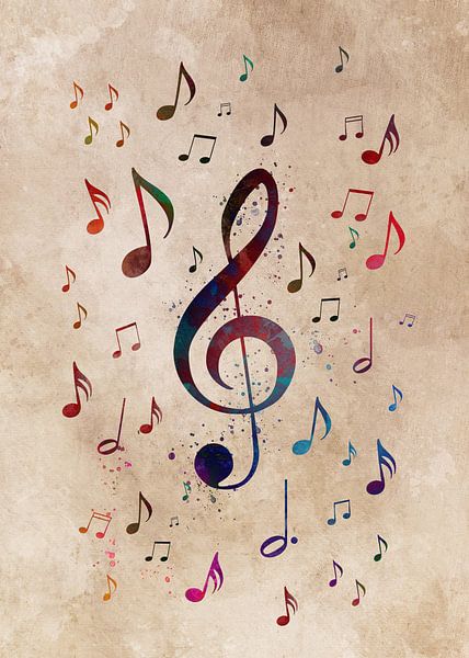 Violin key music art #music by JBJart Justyna Jaszke