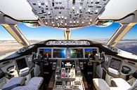 Boeing 787 Cockpit gedurende de vlucht - 1 van Jeffrey Schaefer thumbnail
