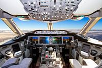 Boeing 787 Cockpit gedurende de vlucht - 1