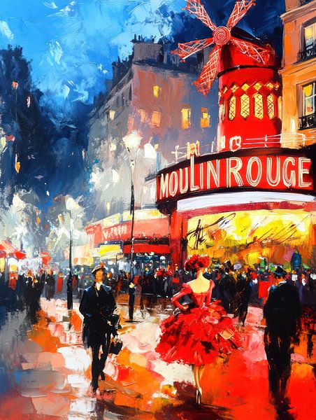 Moulin Rouge Paris par Franka Poulain