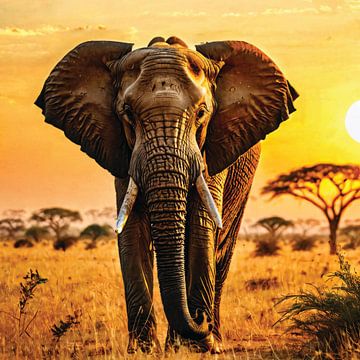 großer Elefant von Timba Art
