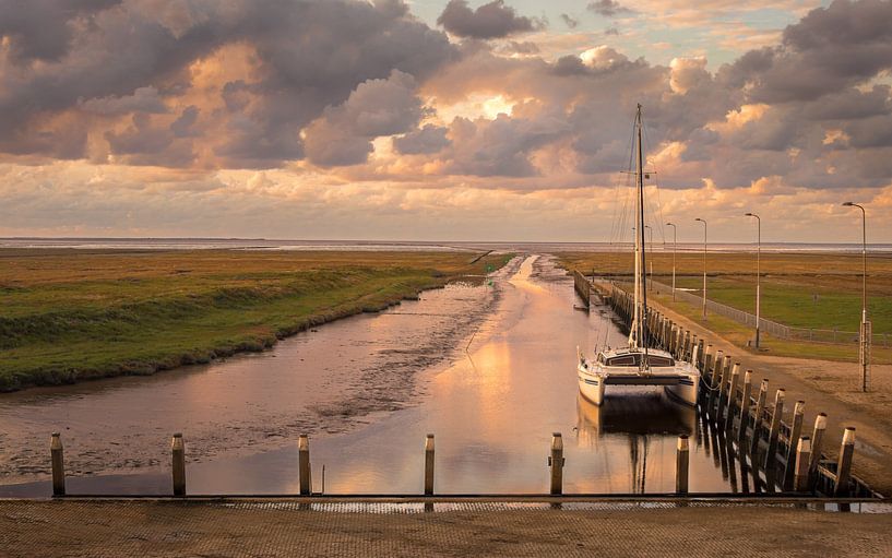 Hafen von Noordpolderzijl von Marga Vroom