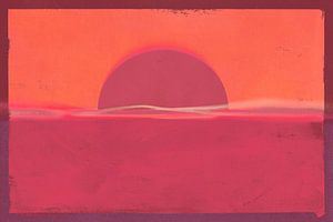 Coucher de soleil rose