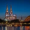 Köln / Cologne / Keulen at night van Maurice Meerten