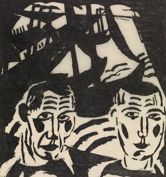 Niederländische Fischer, Gustave De Smet, 1920 von Atelier Liesjes