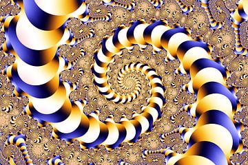 Wiskundige kunst - fractal schilderen van MPfoto71