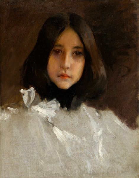 De kunstenaarsdochter Alice, William Merritt Chase... van Meesterlijcke Meesters