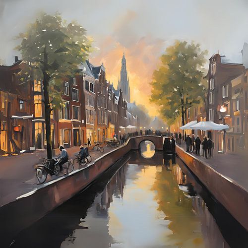 Painting Utrecht Canals