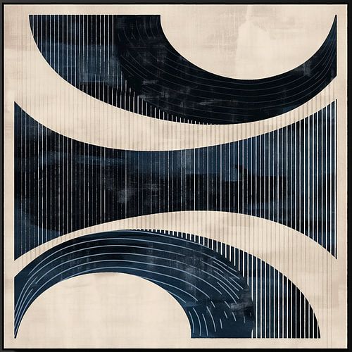 Contrasts in Blue and Beige