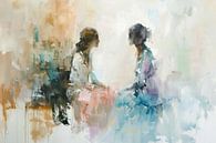 2 Femmes par Peintures accrocheuses Aperçu