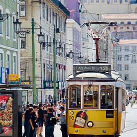 Straßenbahn in Lissabon von LiquesArt