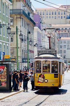 Tramway à Lisbonne sur LiquesArt