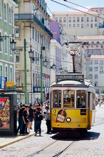 Tram in Lissabon