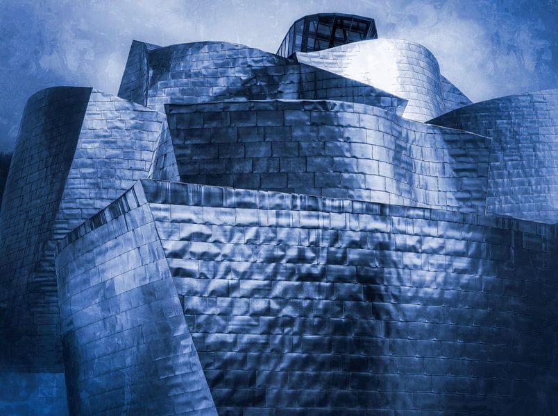 Guggenheim Bilbao in Blau von Nordwin Alberts / Moving Stills
